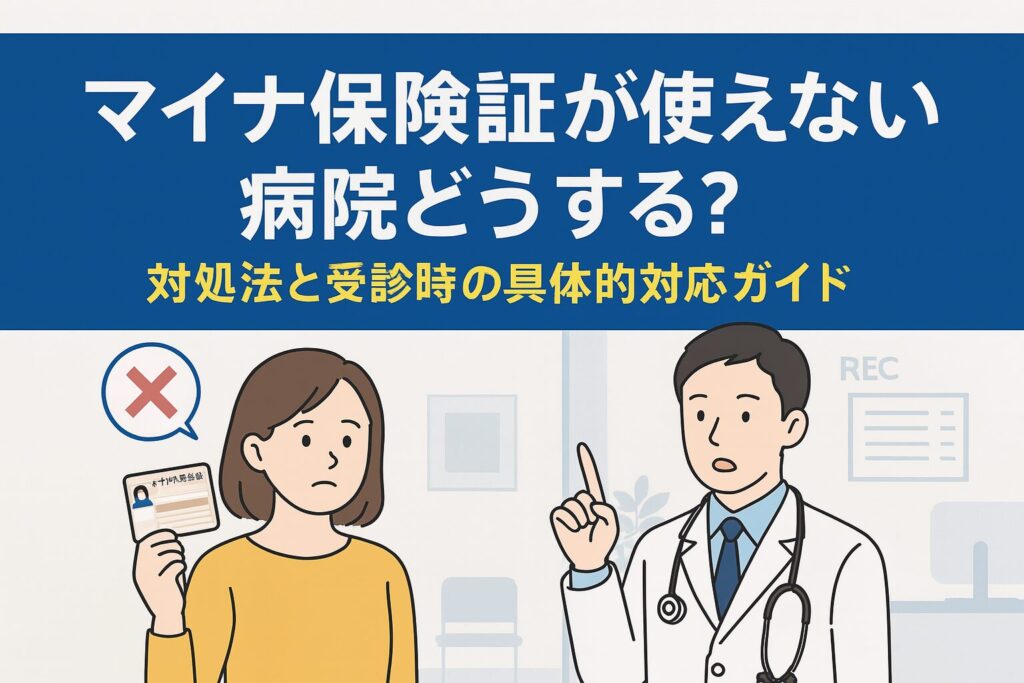 マイナ保険証が使えない病院どうする？対処法と受診時の具体的対応ガイド