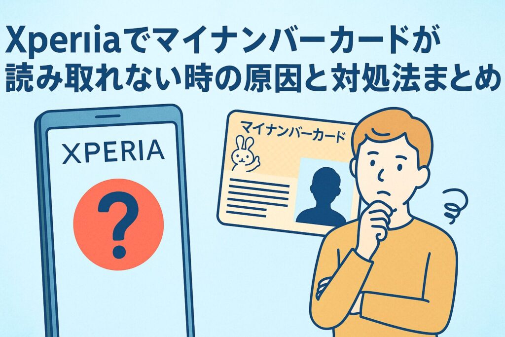Xperiaでマイナンバーカードが読み取れない時の原因と対処法まとめ