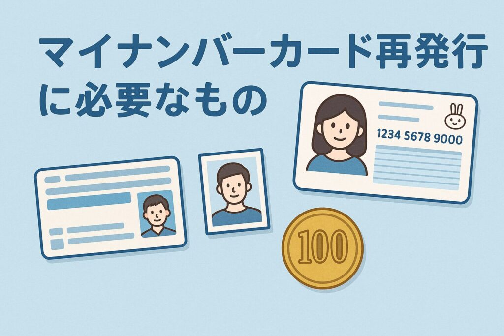 マイナンバーカード再発行に必要なものと手続き方法【2025年最新版】