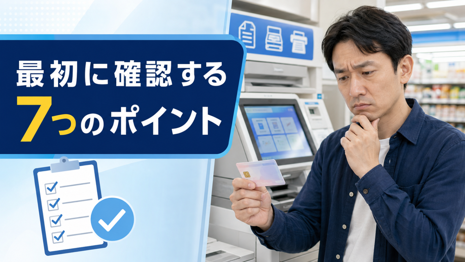 印鑑証明をコンビニで取得できないときに最初に確認する7つのポイント