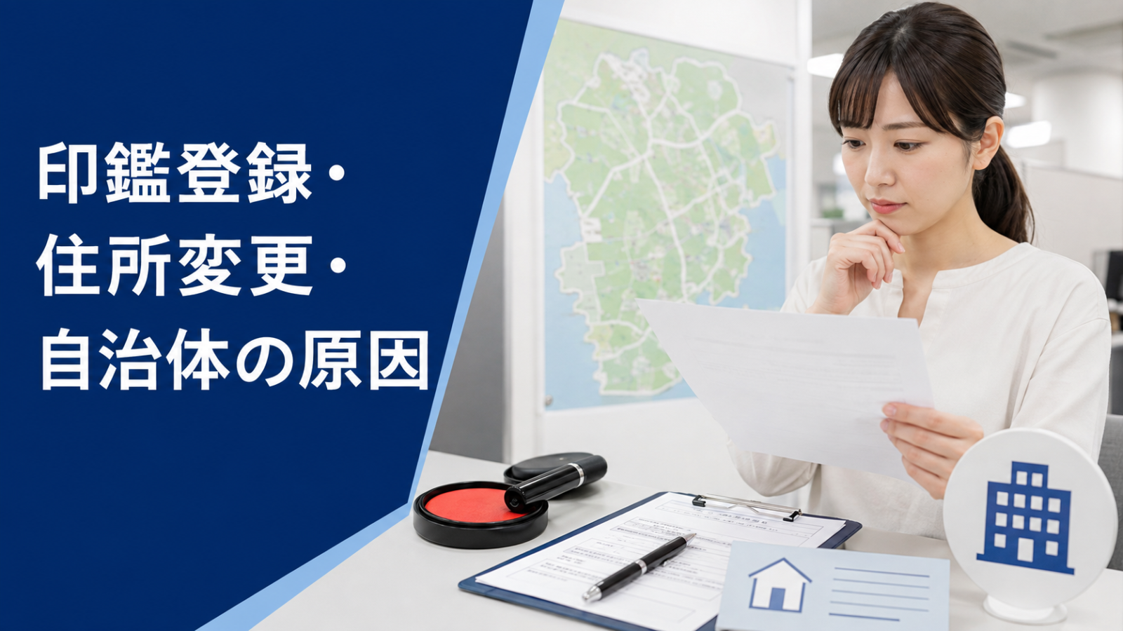印鑑登録と住所変更と自治体の条件が原因で印鑑証明を取得できないケース