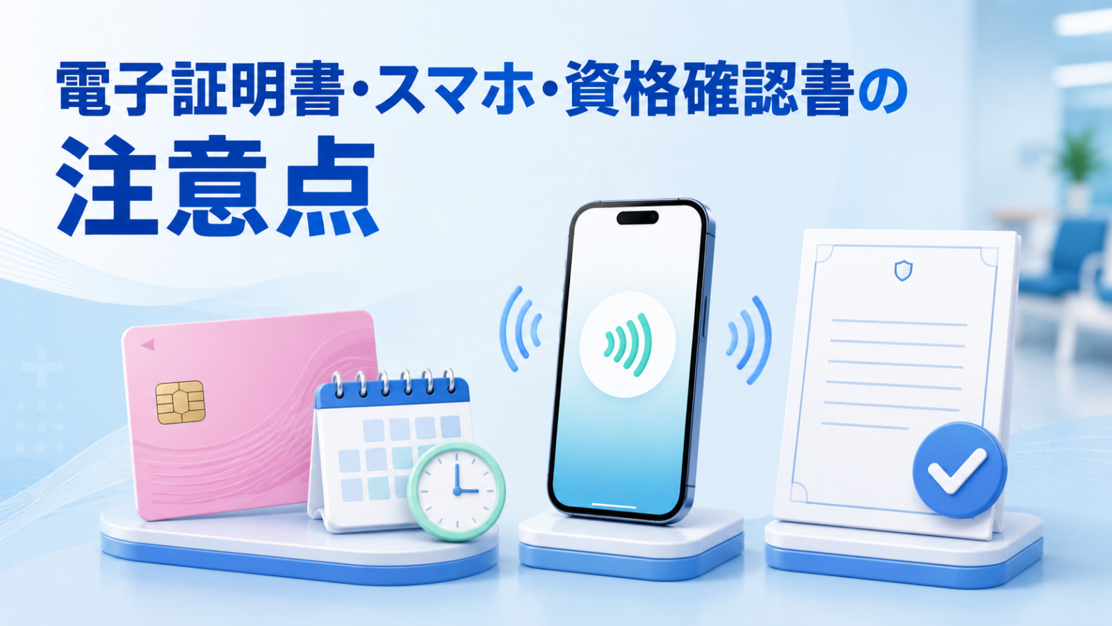 電子証明書の期限とスマホのマイナ保険証と資格確認書の注意点