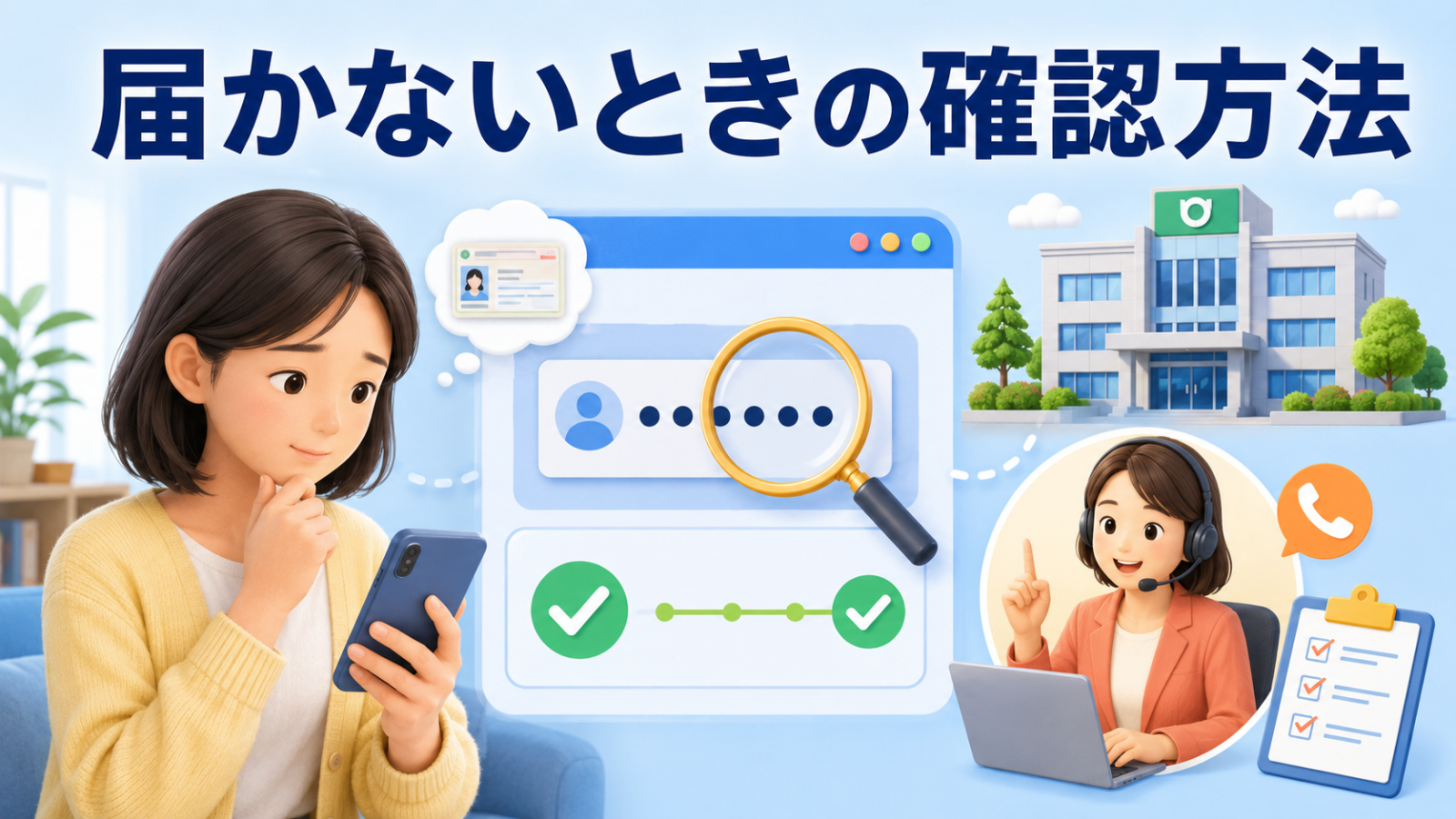 マイナンバーカードの交付通知書が届かないときの確認方法