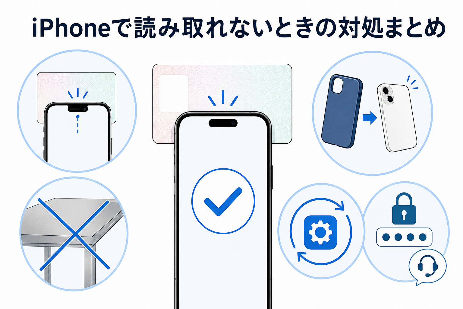 iPhoneで読み取れないときの対処まとめ