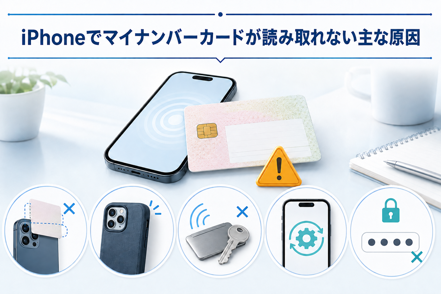 iPhoneでマイナンバーカードが読み取れない主な原因