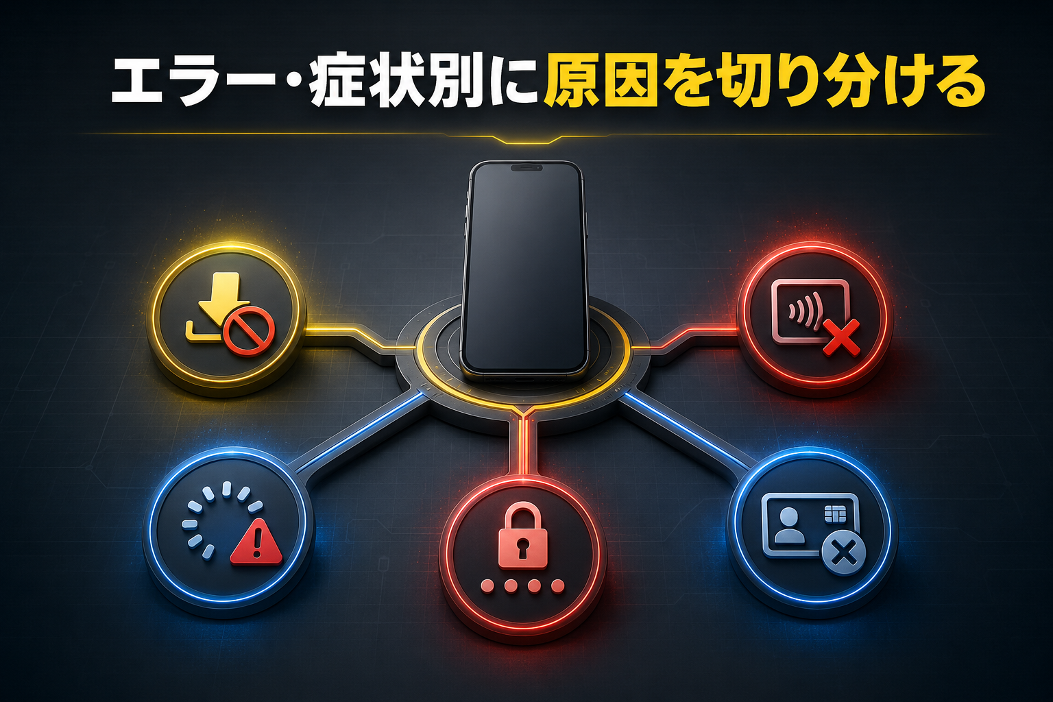 エラー・症状別に原因を切り分ける