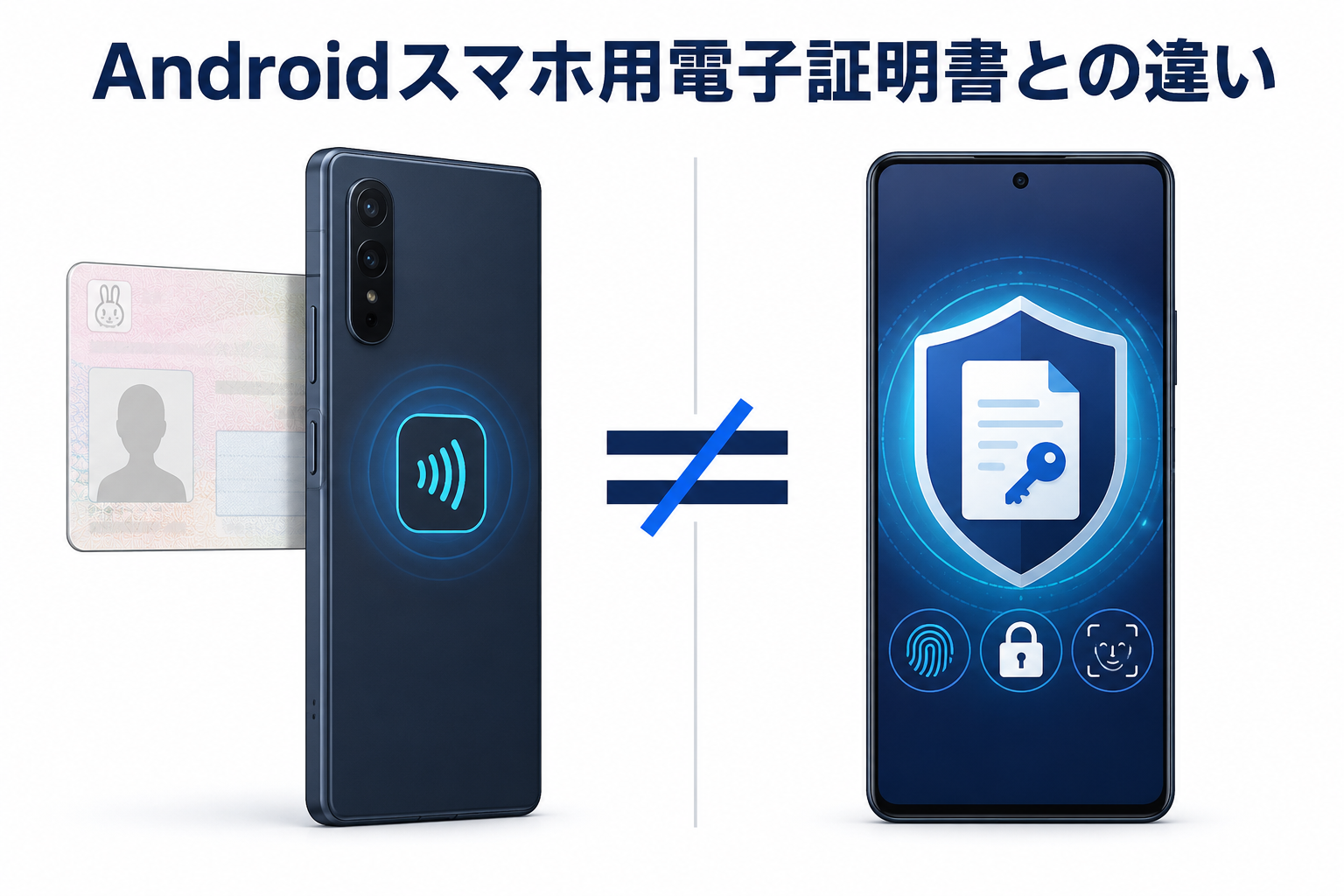 Androidスマホ用電子証明書との違い