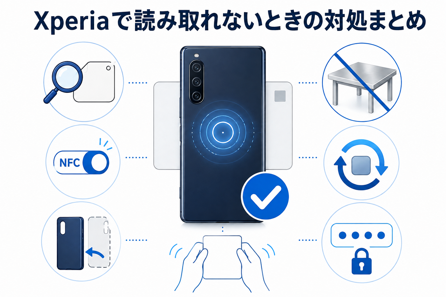 Xperiaで読み取れないときの対処まとめ