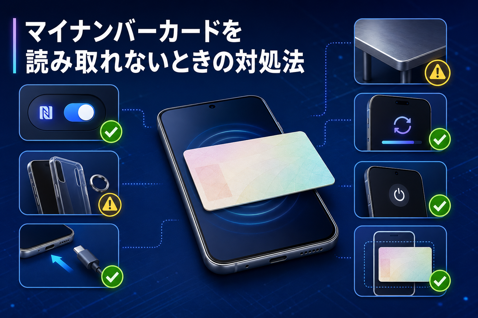 Galaxyでマイナンバーカードを読み取れないときの対処法