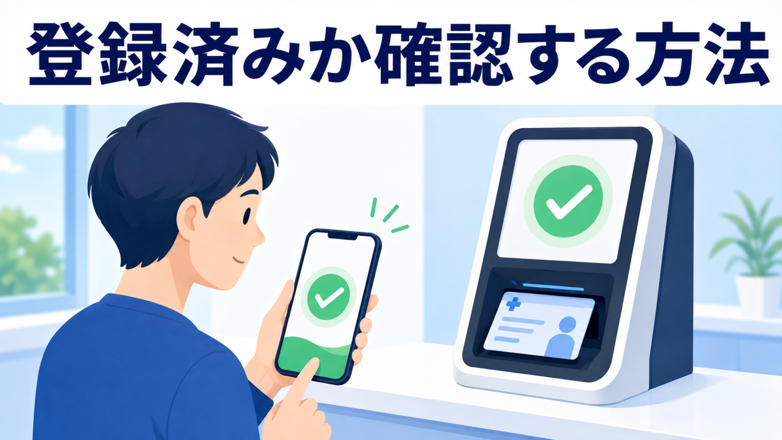 マイナ保険証が登録済みかスマートフォンや医療機関で確認する方法