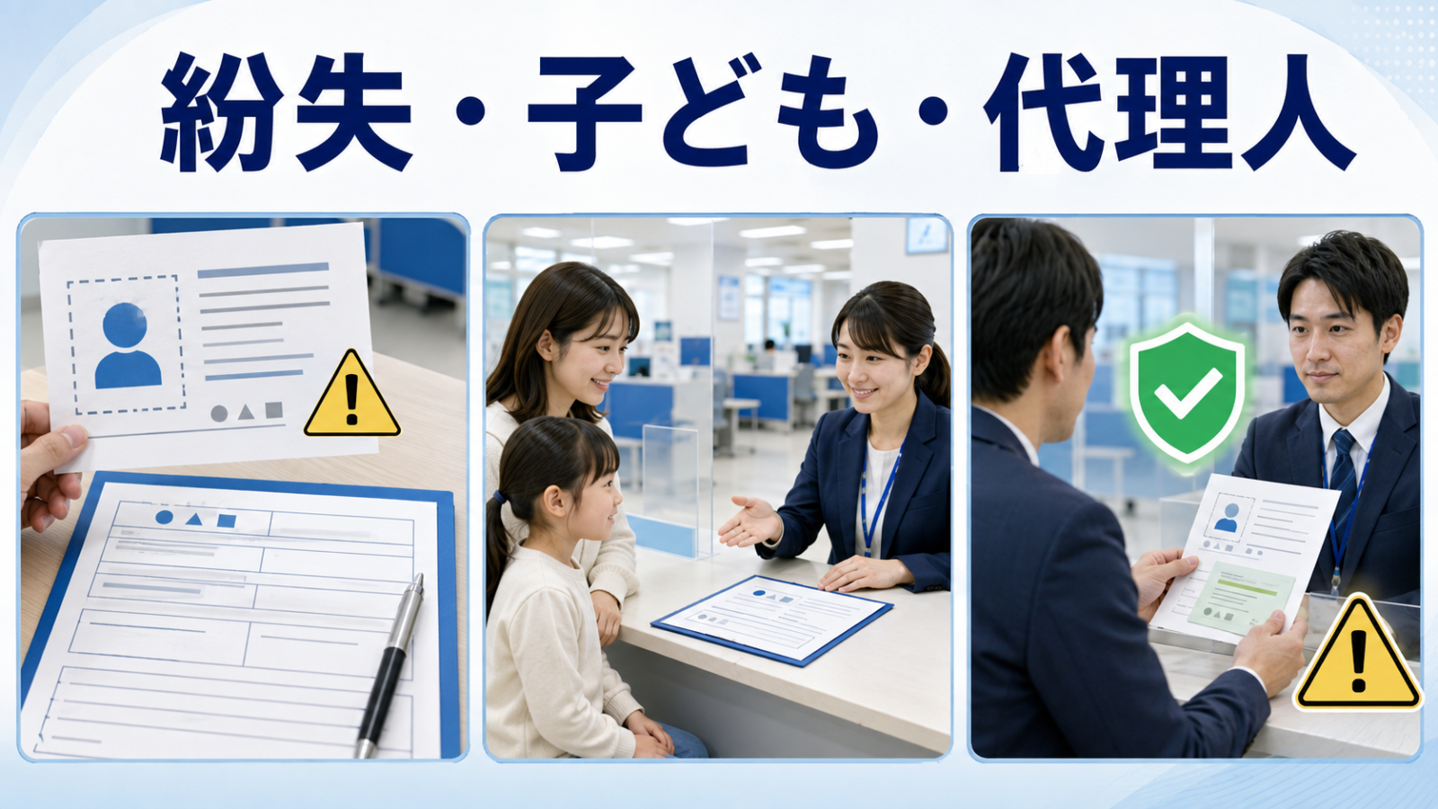 通知カード紛失・子ども・代理人による申請の注意点