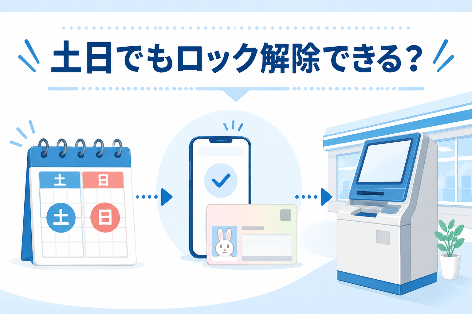 マイナンバーカードのロック解除を土日に行う方法