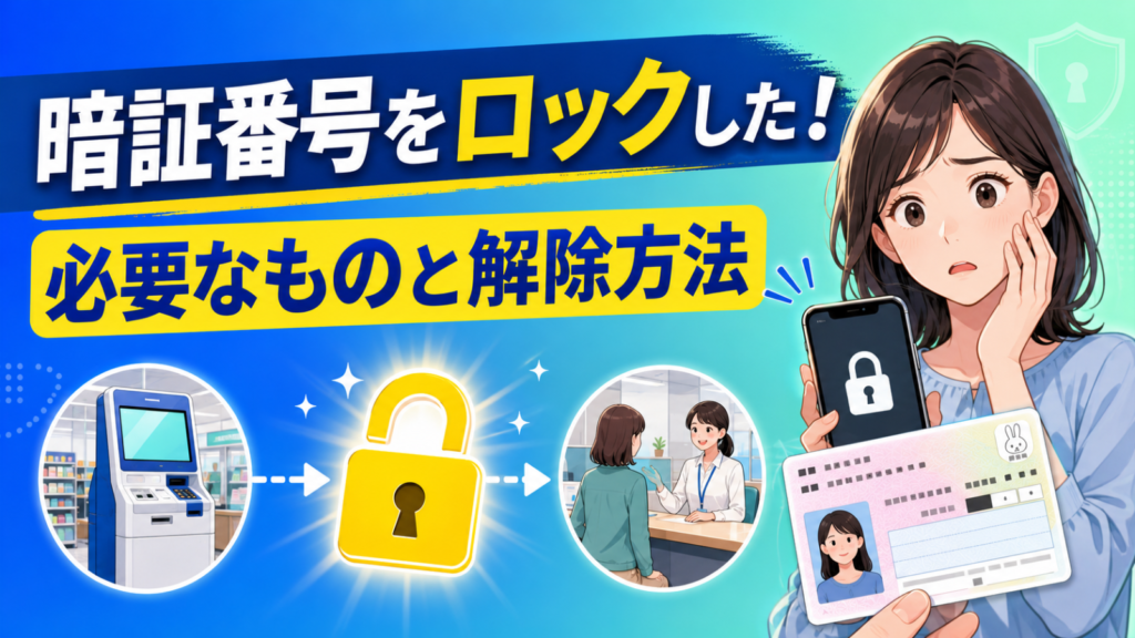 マイナンバーカードのロック解除に必要なもの｜本人・代理人・コンビニ対応まで徹底解説