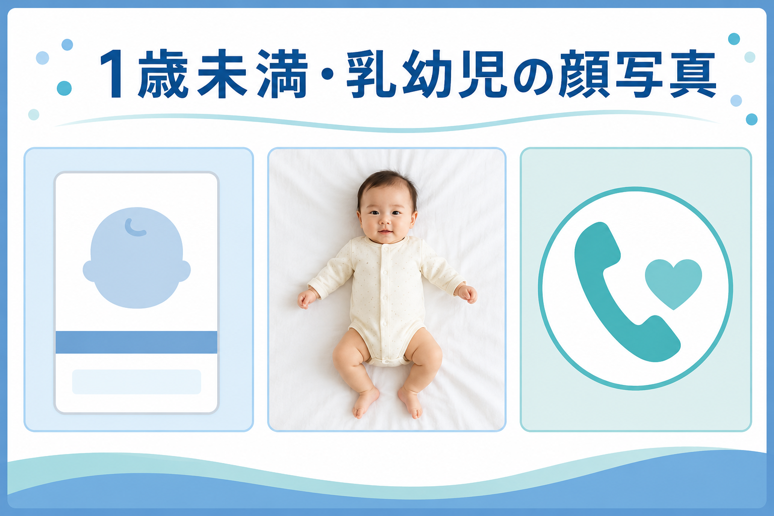 1歳未満・乳幼児のマイナンバーカード顔写真